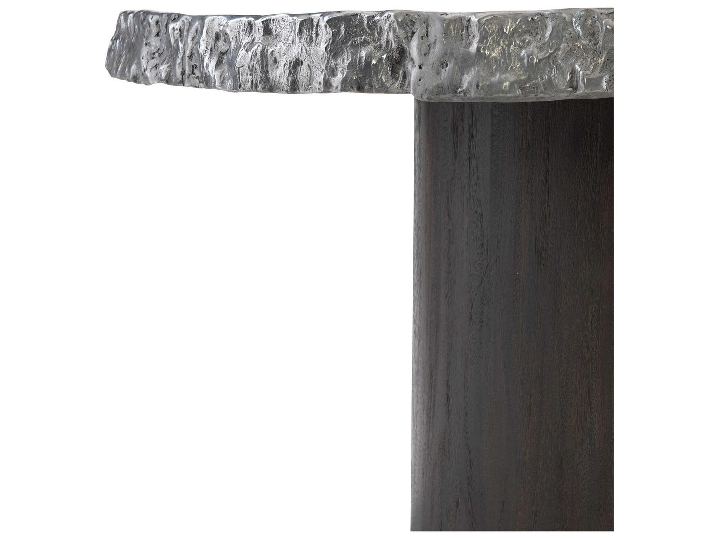 Interiors Cahill 54-Inch Round Dining Table in Gray Brown