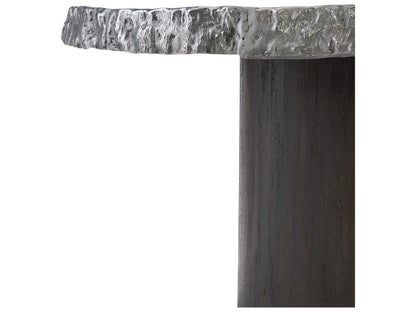 Interiors Cahill 54-Inch Round Dining Table in Gray Brown