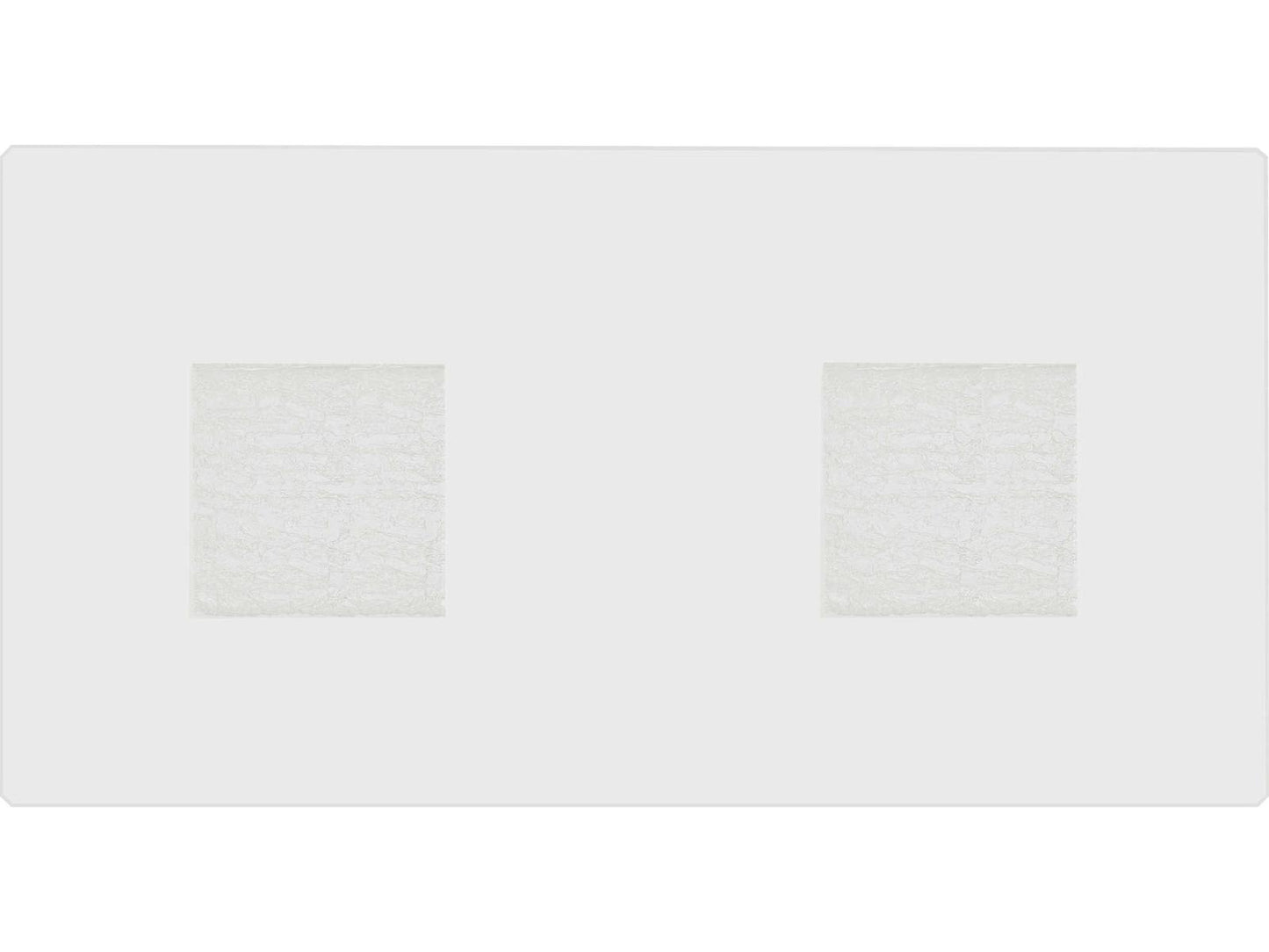 Arctic 100-Inch Rectangular Glass Dining Table with Acrylic Base
