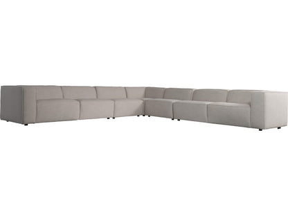 Plush Upholstered Sectional Sofa
