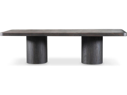 Sana 113-Inch Rectangle Dining Table in Cafe Brown Suar Wood