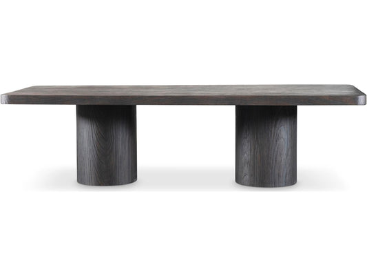 Sana 113-Inch Rectangle Dining Table in Cafe Brown Suar Wood