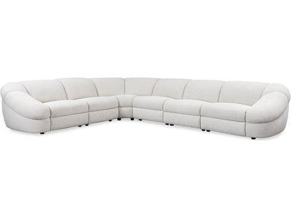Massimo 6-Piece Modular Fabric Power Motion Sectional