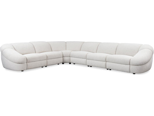 Massimo 6-Piece Modular Fabric Power Motion Sectional