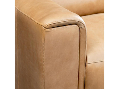 Billings 6-Piece Power Motion Leather Sectional in Tan