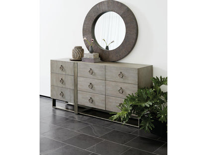 Linea Beige Oak Wood Dresser