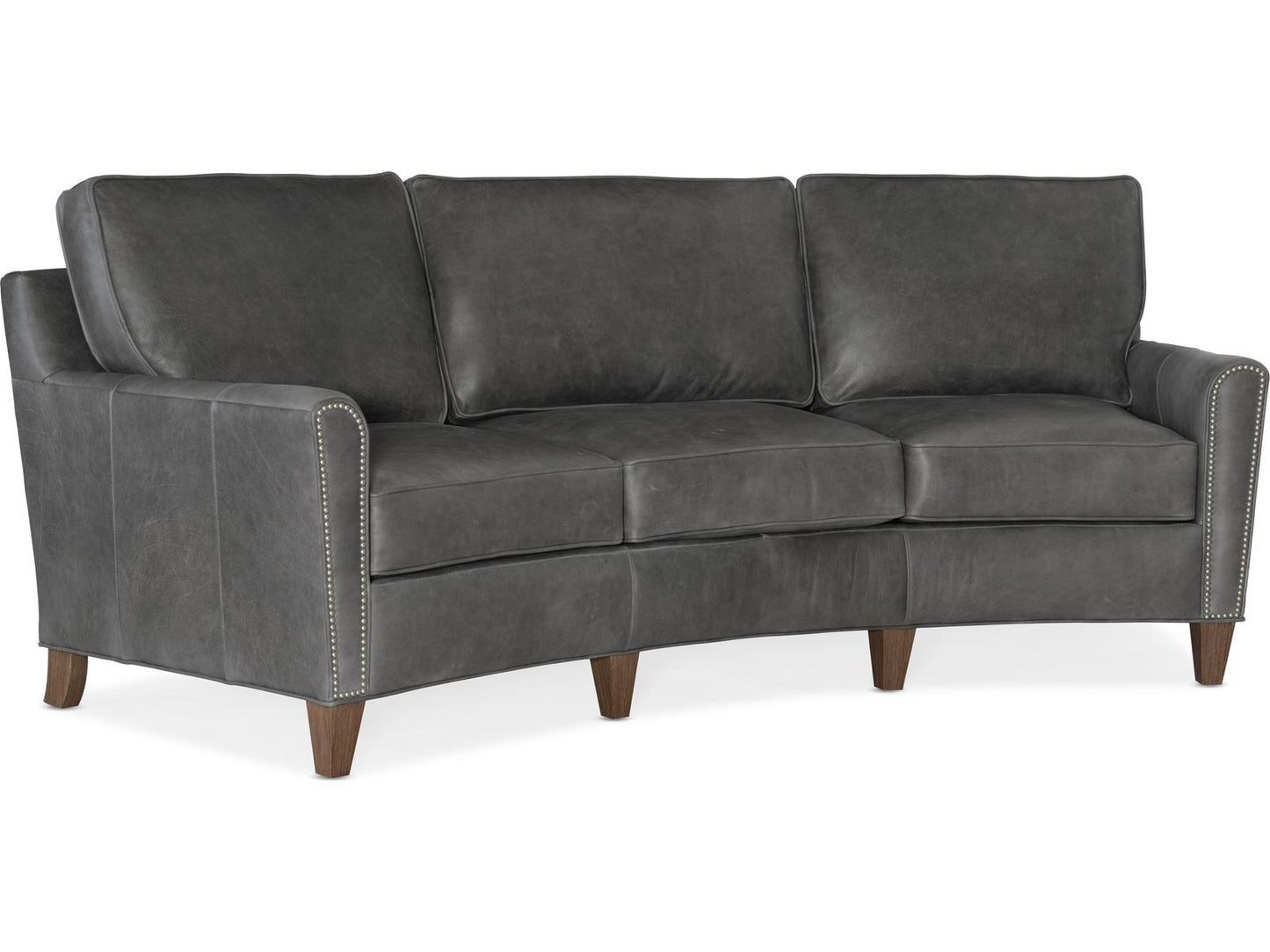 Manning 3-Seat Upholstered Conversation Sofa with Nailhead Trim