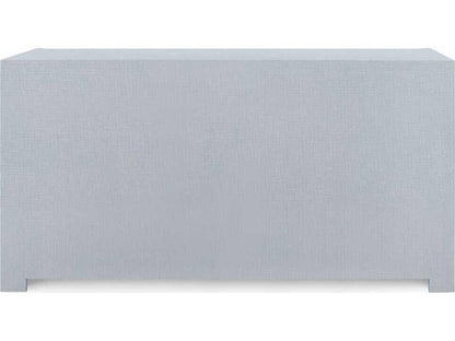 Audrey Extra Large 6-Drawer Dresser in Washed Winter Gray