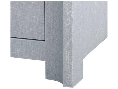 Audrey Extra Large 6-Drawer Dresser in Washed Winter Gray