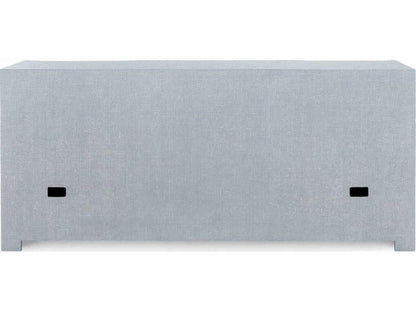 Villa and House Audrey 3-Drawer 2-Door Cabinet in Washed Winter Gray
