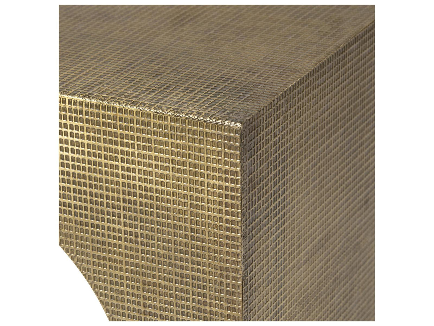 Dali Rectangle Coffee Table Antique Brass Finish