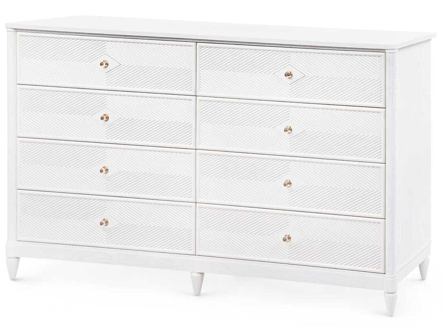 Felicity Oak Wood Double Dresser