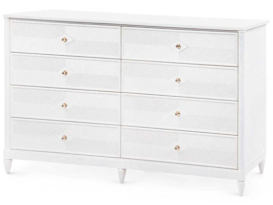 Felicity Oak Wood Double Dresser
