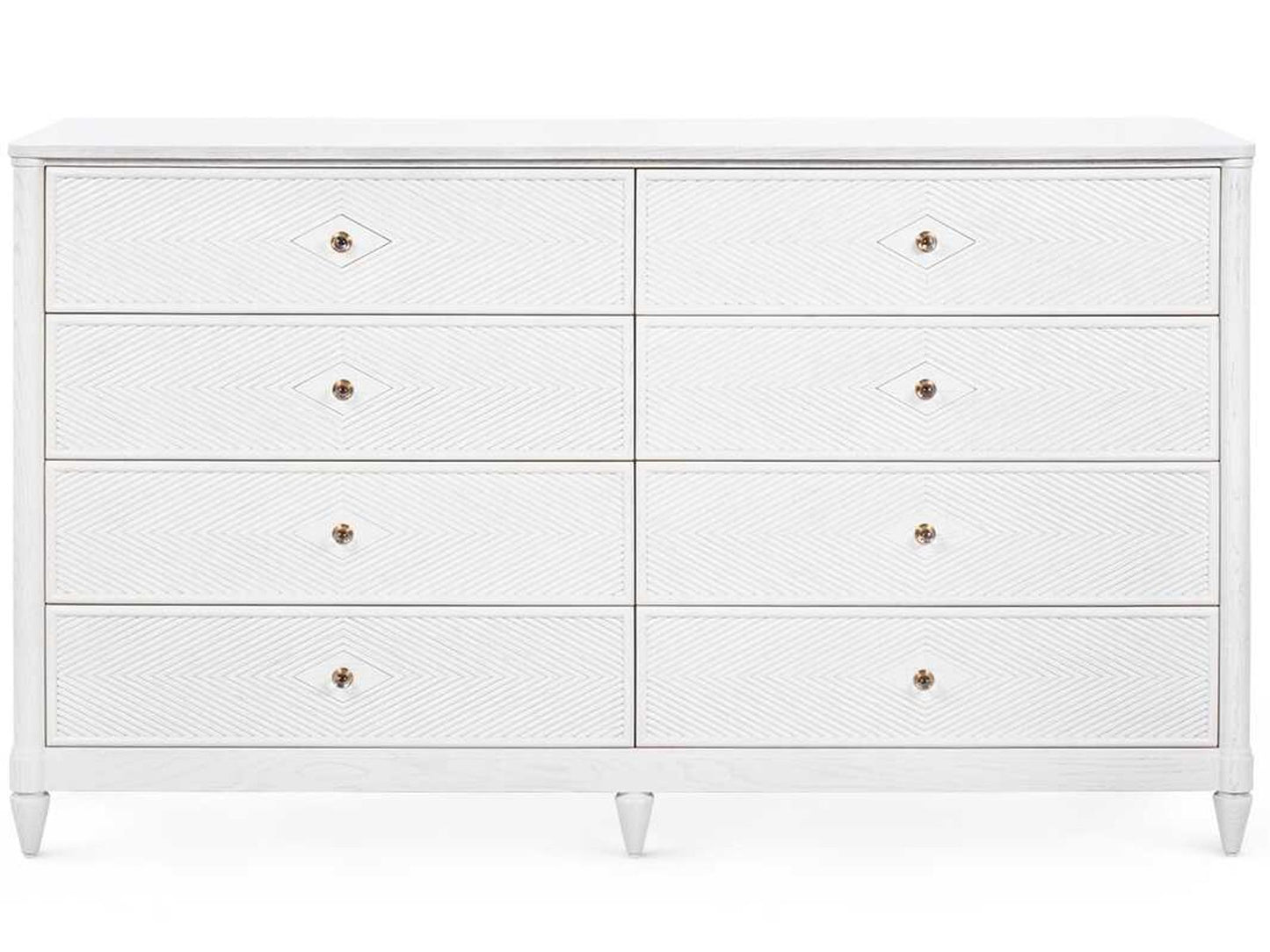 Felicity Oak Wood Double Dresser
