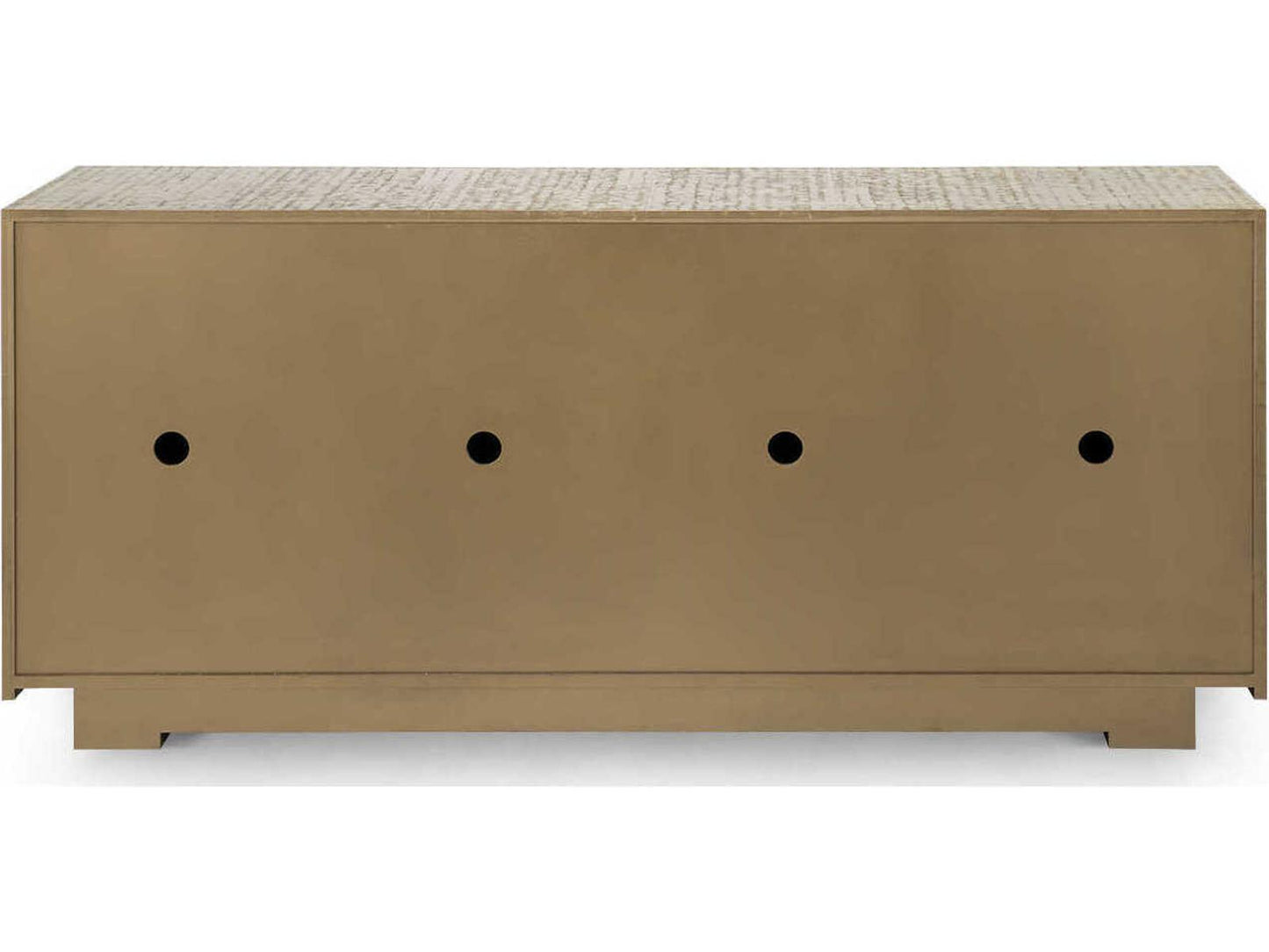 Mark 4-Door Cabinet in Antique Brass