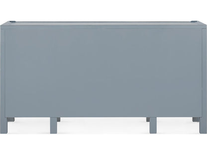 Sara 9-Drawer Dresser in Blue Lacquered Acacia Wood