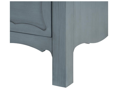 Sara 9-Drawer Dresser in Blue Lacquered Acacia Wood