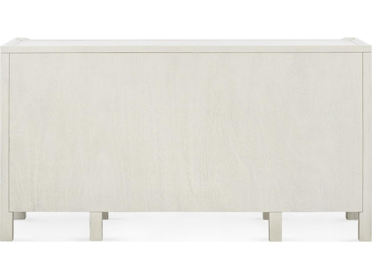Sara Extra Large 9-Drawer Lacquered Wood Dresser in White