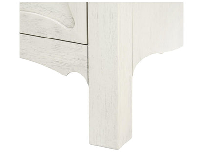 Sara Extra Large 9-Drawer Lacquered Wood Dresser in White