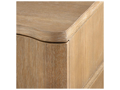 Vanessa 6-Drawer Dresser in Cerused Oak with Almond Finish