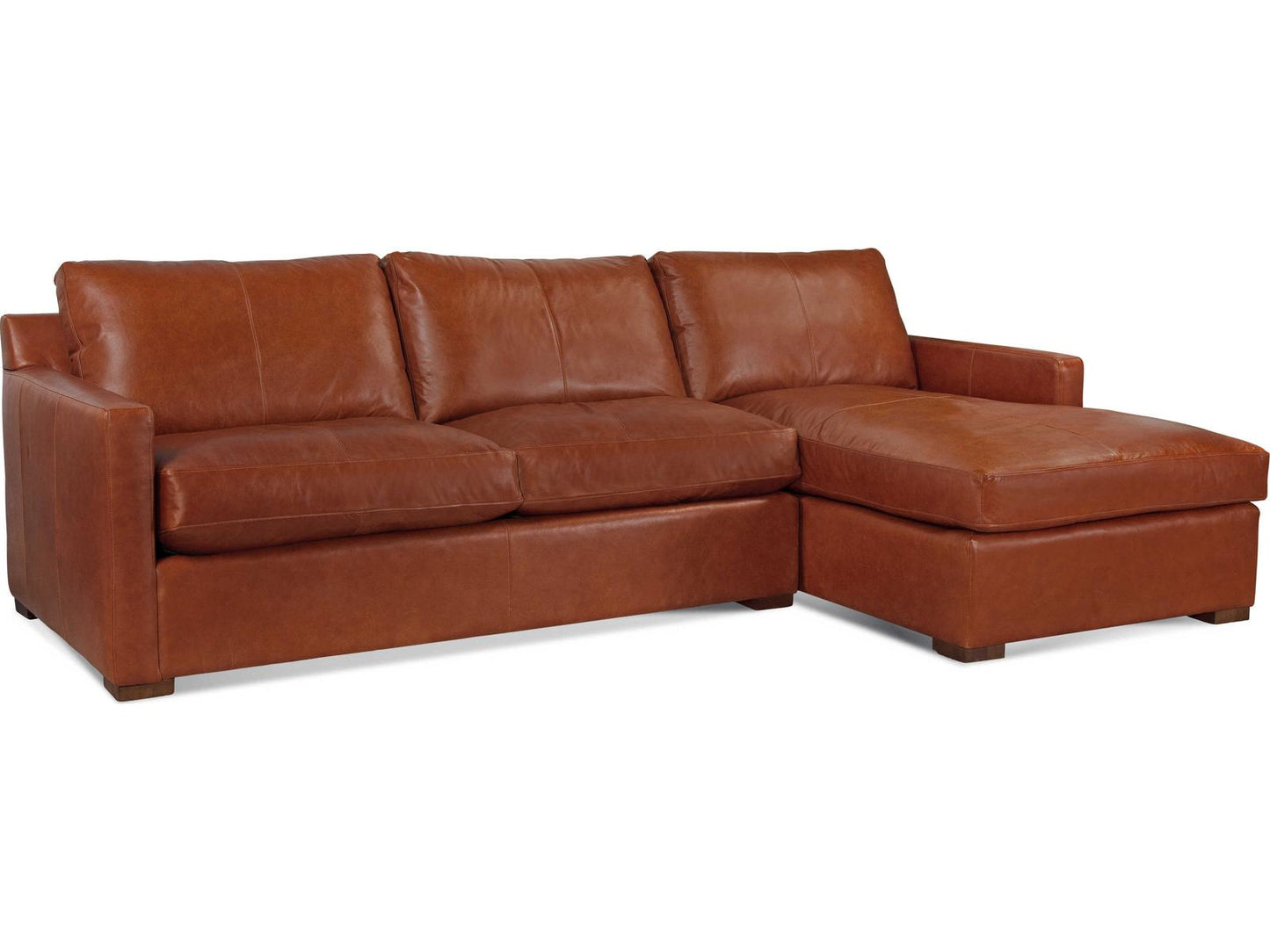 Bel-Air 2-Piece L-Shaped Leather Sectional Sofa
