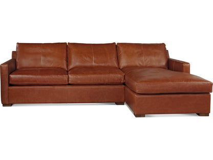 Bel-Air 2-Piece L-Shaped Leather Sectional Sofa