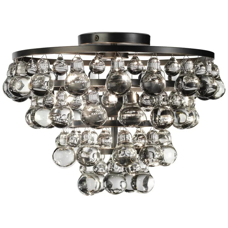 Robert Abbey Bling Round Flushmount 2-Light