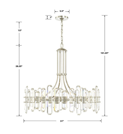 Balton 12 Light Chandelier