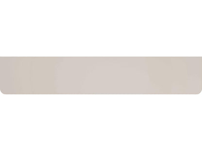 Love Lines 80-Inch Rectangle Console Table in Matte Pearl and Whisper of Gold
