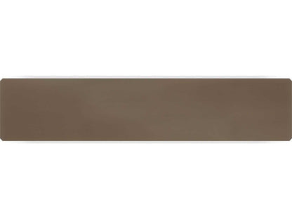 Diamond In The Rough 84-Inch Console Table in Brushed Antique Brass and Walnut
