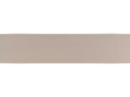 Classic Corinthian Media Console in Sparkling Argent and Almond Milk