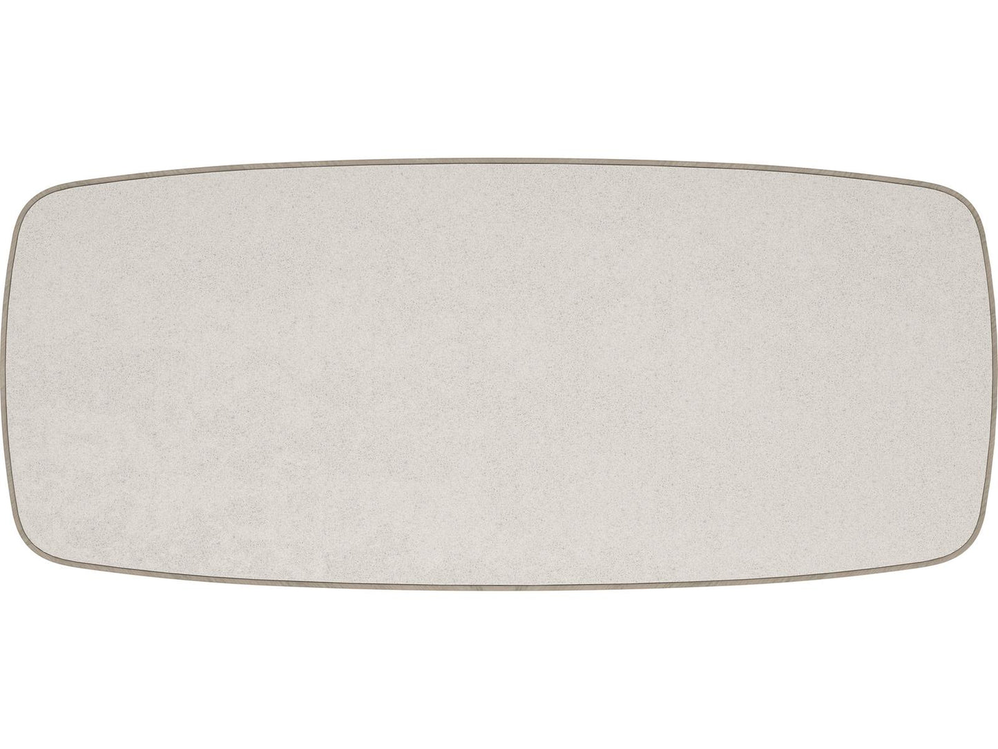 Santorini 106-Inch Rectangle Dining Table in Silica Terrazzo and Sabbia