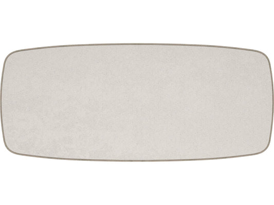 Santorini 106-Inch Rectangle Dining Table in Silica Terrazzo and Sabbia