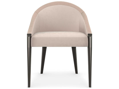 On All Levels Upholstered Dining Armchair with Velvet Ombre Back
