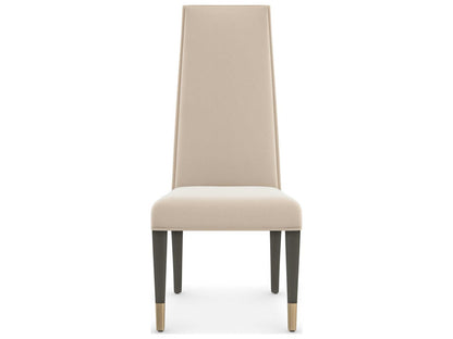 Signature Metropolitan The Master Birch Wood Beige Upholstered Side Dining Chair