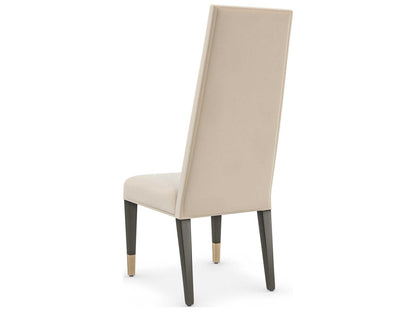 Signature Metropolitan The Master Birch Wood Beige Upholstered Side Dining Chair