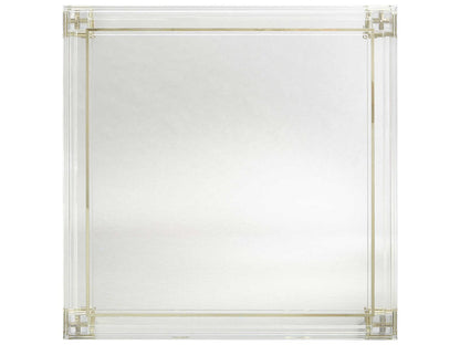Signature Promethean Pierre Square Glass Majestic Gold Coffee Table