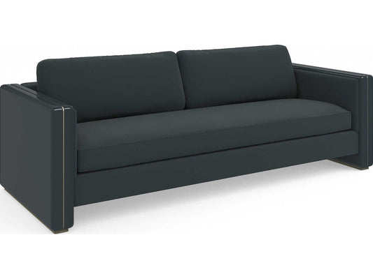 Gelee 3-Seat Velvet Sofa in Apatite Gloss and Whisper of Gold