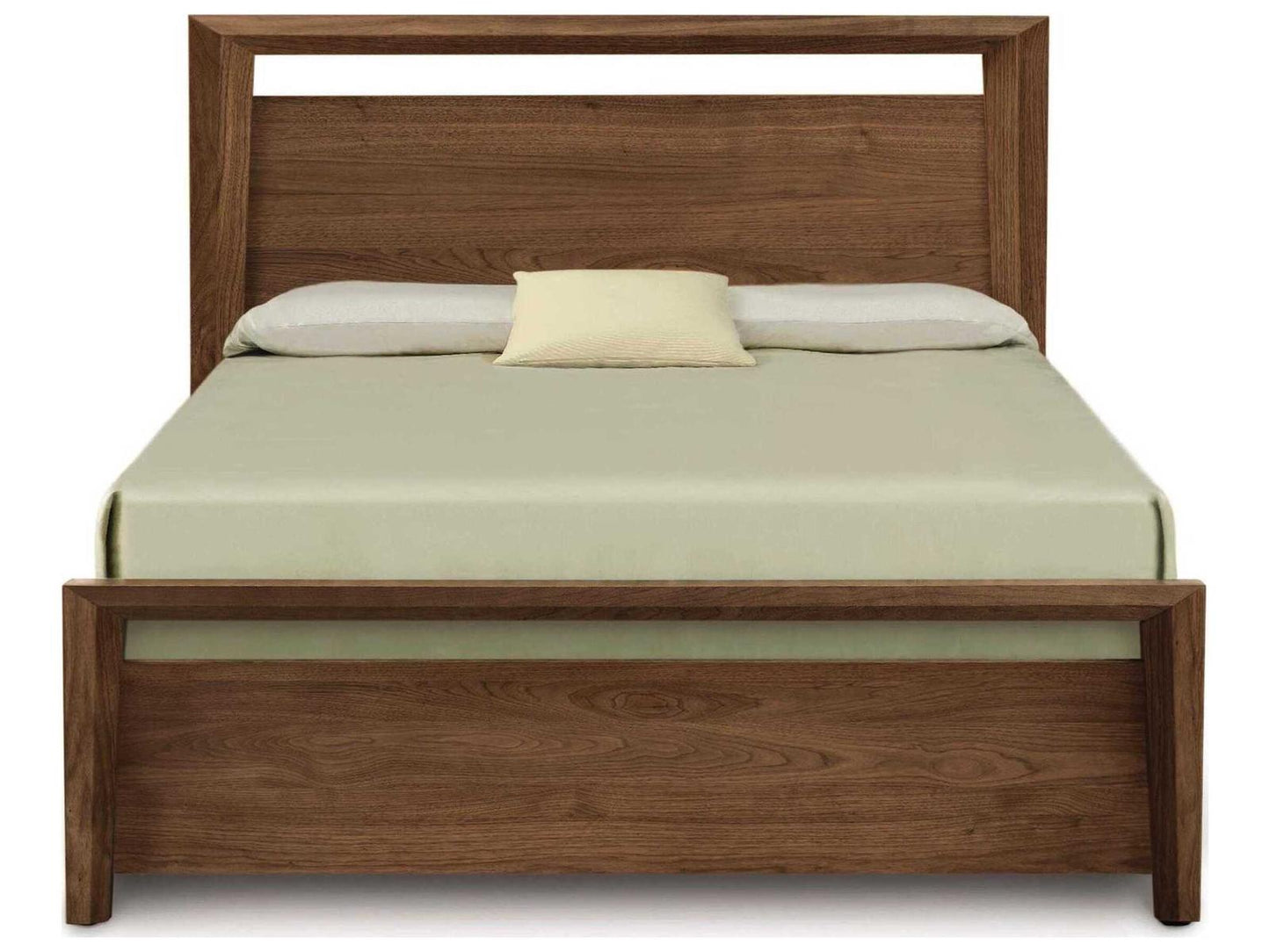 Mansfield Brown Solid Wood King Platform Bed
