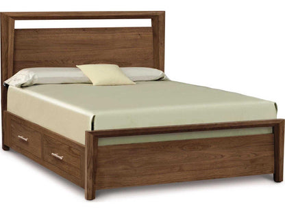 Mansfield Brown Solid Wood California King Platform Bed
