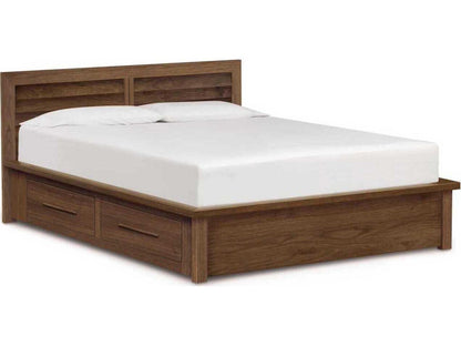 Moduluxe Brown Solid Wood King Platform Bed