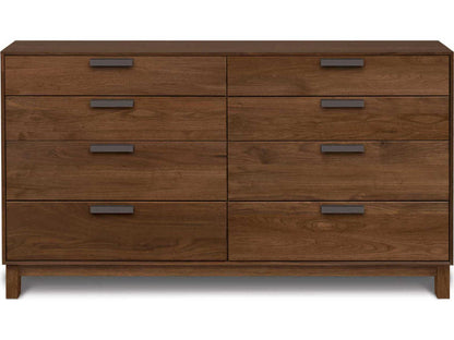 Savoy 8-Drawer Double Dresser in Natural Walnut