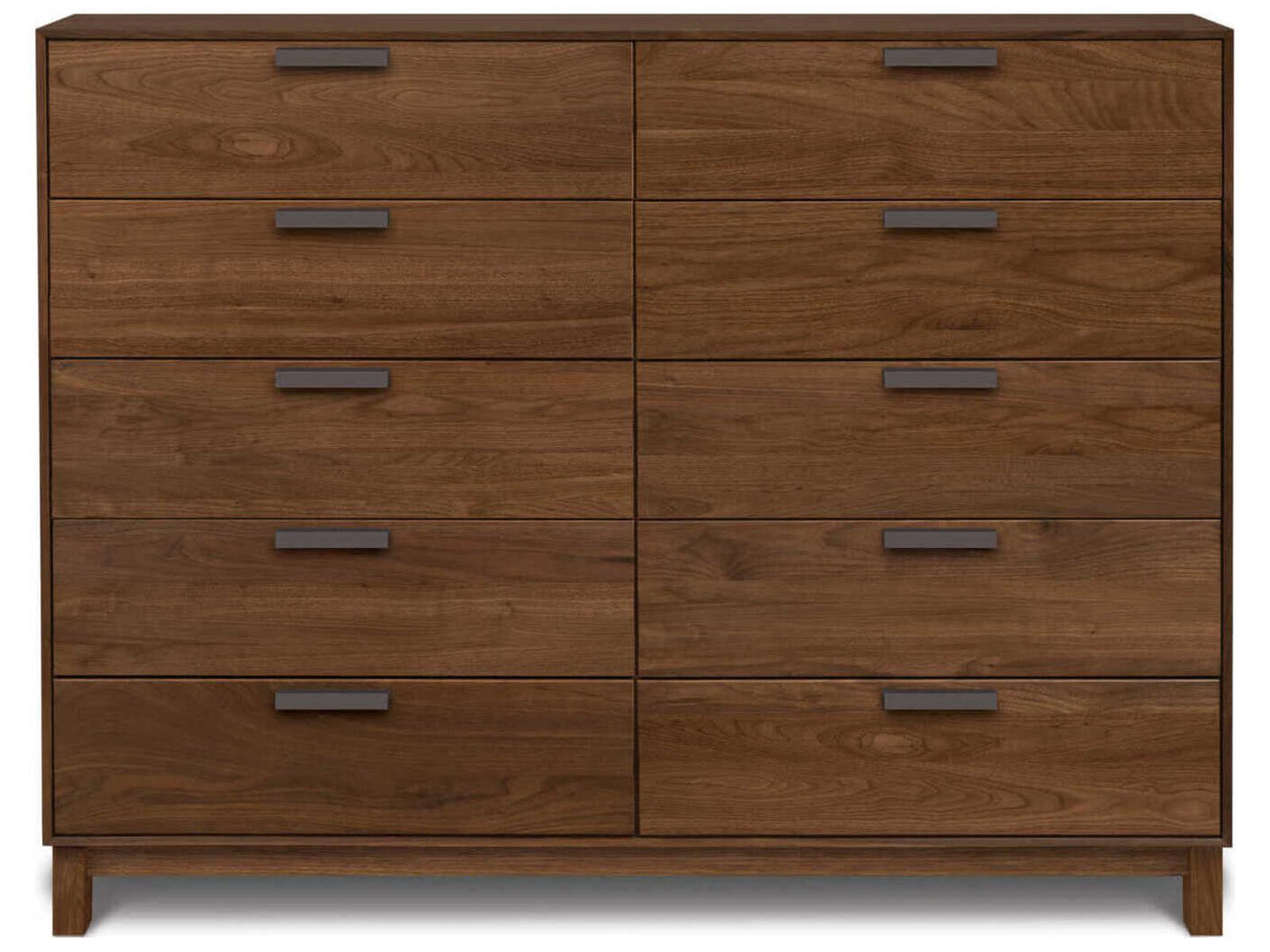 Furniture Savoy 4-Drawer Solid Walnut Dresser
