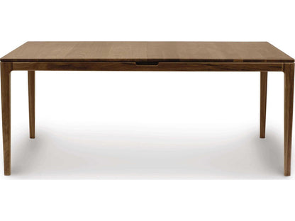 Furniture Lisse Extension Rectangular Dining Table in Natural Walnut