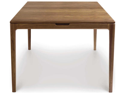 Furniture Lisse Extension Rectangular Dining Table in Natural Walnut