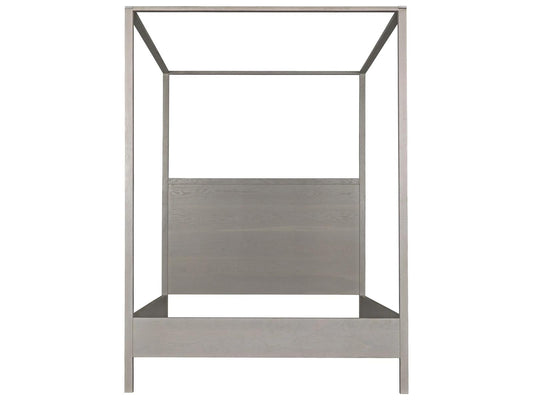 Furniture Londrina Queen 4-Poster Bed in Washed Oak Finish