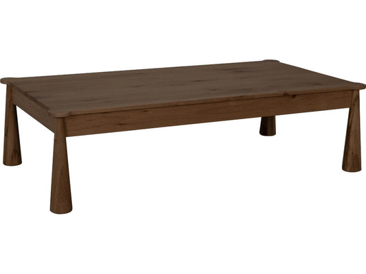 Telluride Rectangle Coffee Table in Chai Rustic Oak