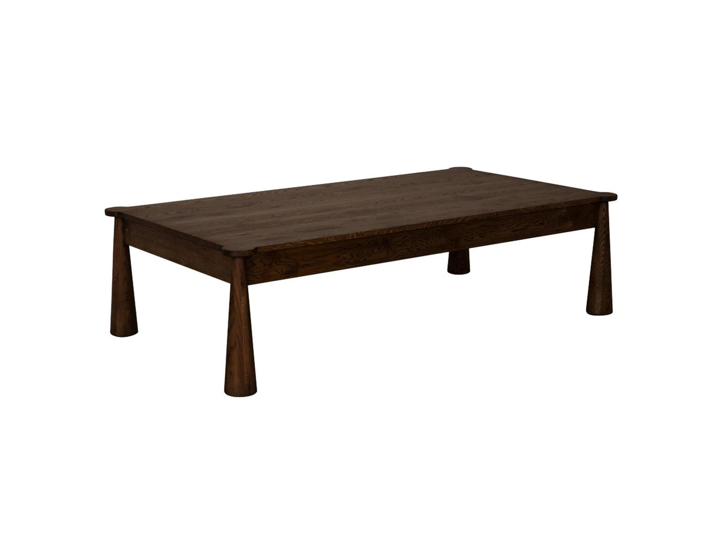 Telluride Rectangular Coffee Table in Rustic Oak Whiskey Finish