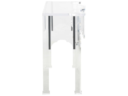 Jamie Merida Acrylic Clear Kensington Console Table