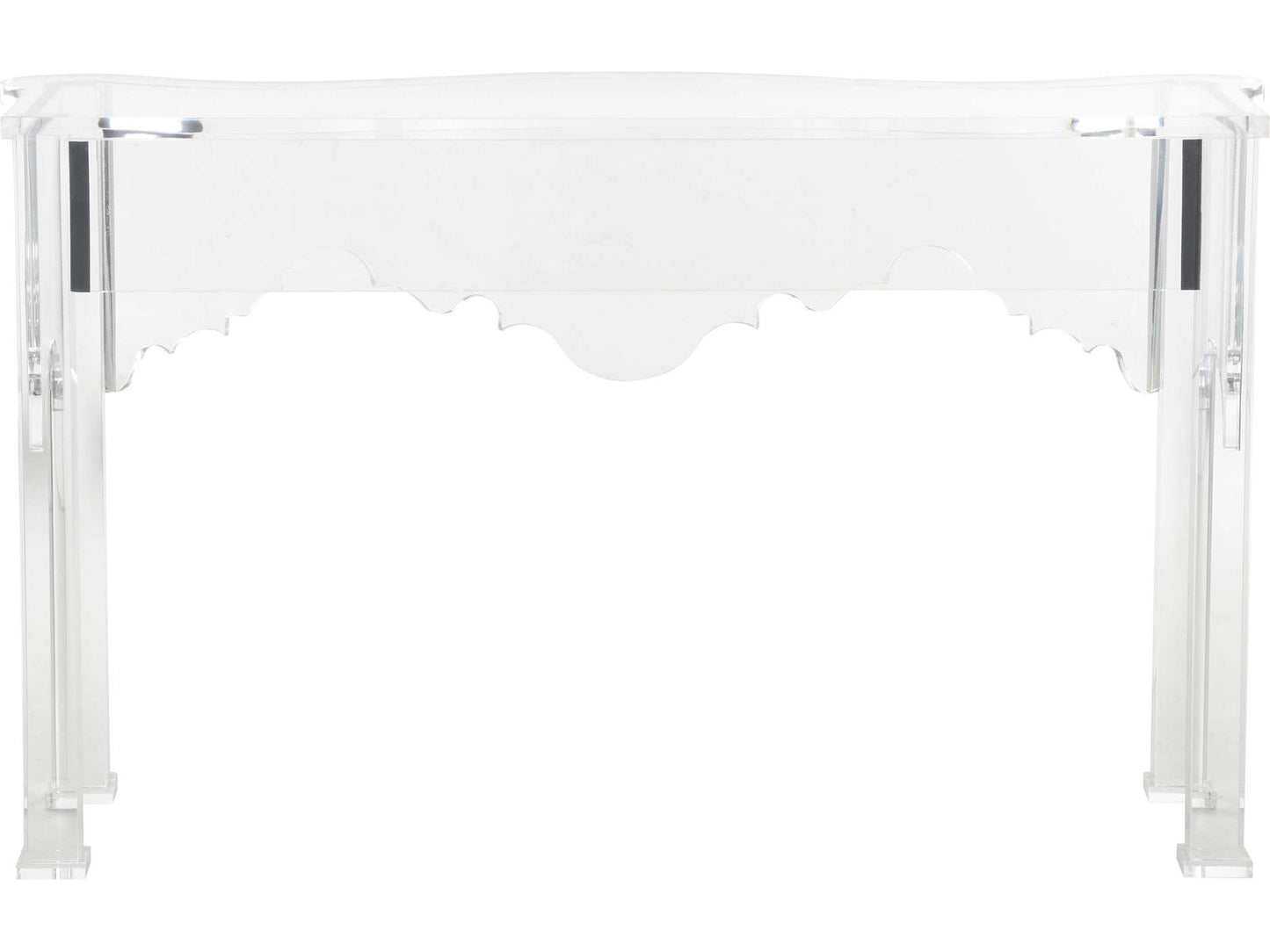 Jamie Merida Acrylic Clear Kensington Console Table